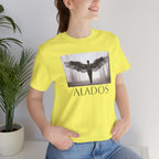 Alados Graphic Tee,Inspirational Unisex Jersey T-Shirt, Adventure Shirt, Angel Wing Shirt, Motivational Top, Gift for Dreamers
