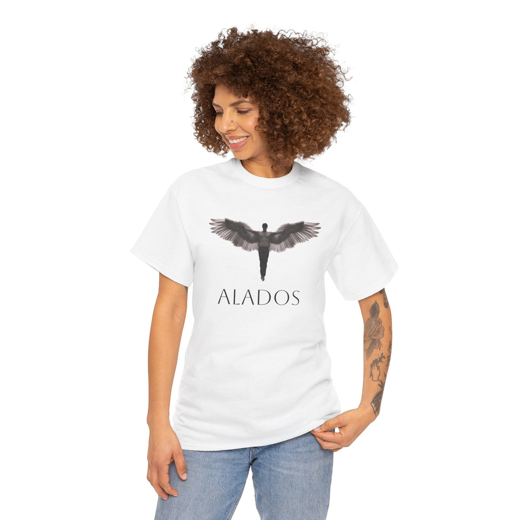 Alados Angel Wing Tee — Minimalist Mythic Graphic T-Shirt
