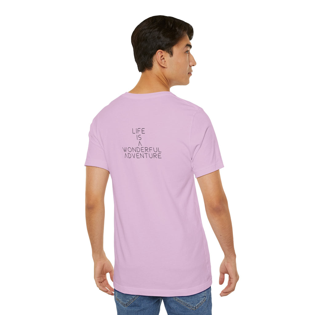 Alados Graphic Tee,Inspirational Unisex Jersey T-Shirt, Adventure Shirt, Angel Wing Shirt, Motivational Top, Gift for Dreamers