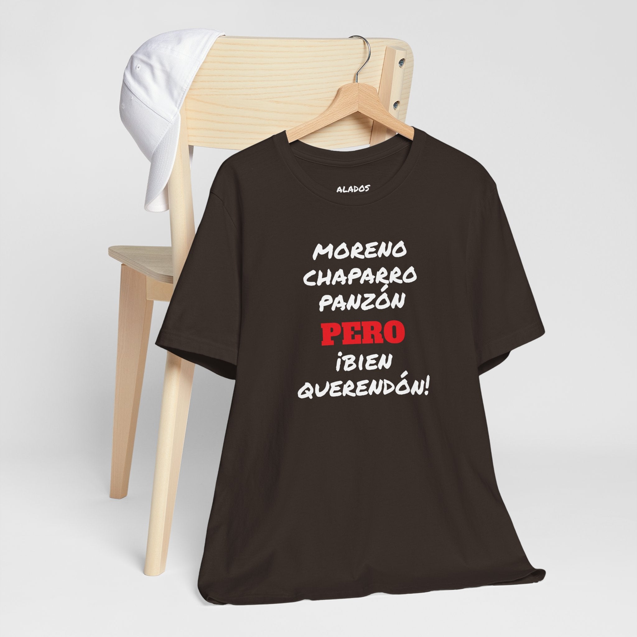 Funny Mexican T shirt,Latino Style Shirt, Humorous Graphic Tee, Best Gift for Him.'Moreno,Chaparro,Panzon.PERO Bien Querendón!'