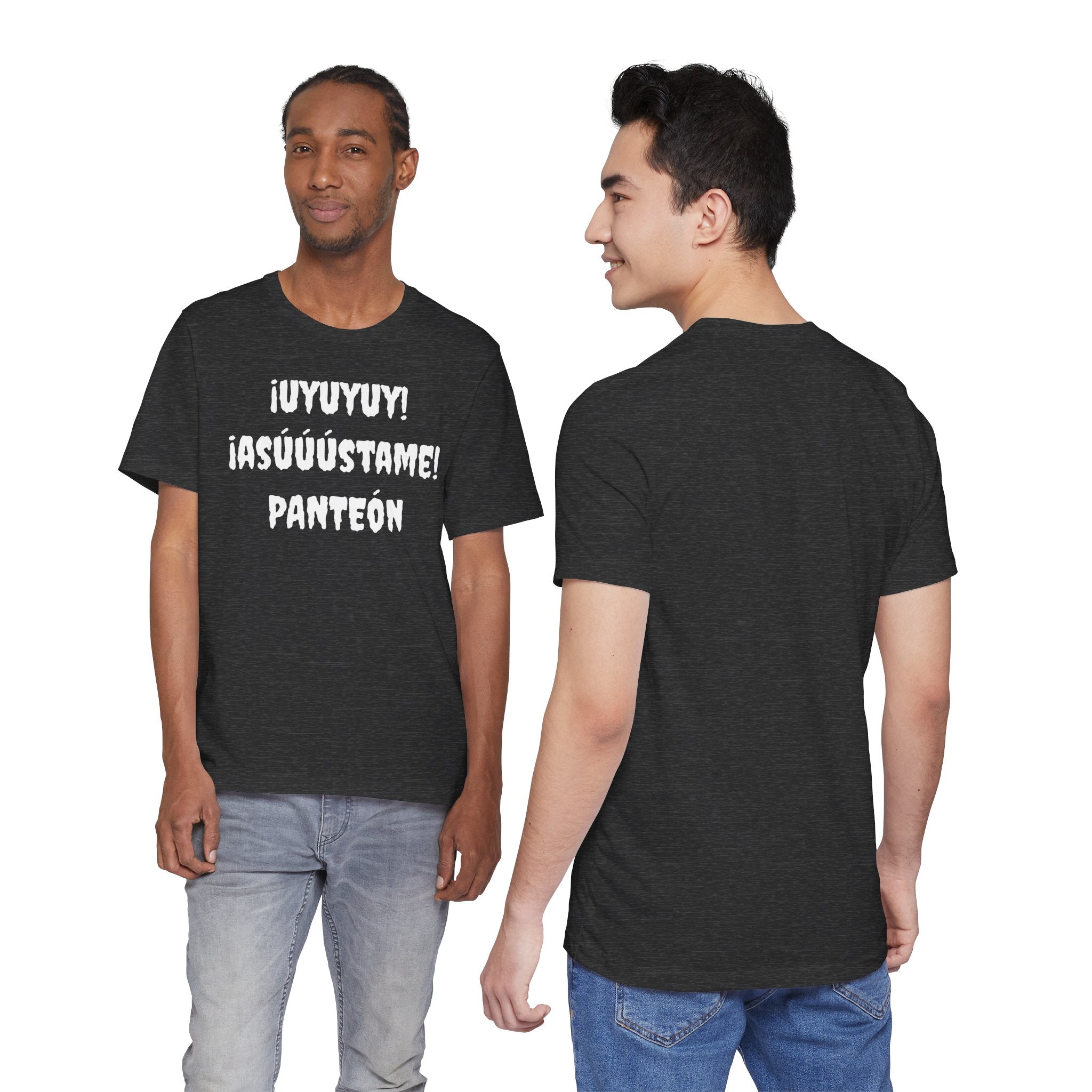 Unisex Jersey Tee - Comfort & Style for All Occasions | Casual Wear, Birthday Gift, Graphic Tees. ¡UYUYUY ASUSTAME PANTEON!'