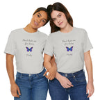 Cute Shirt for Women,Pretty Butterfly Graphic Tee,Unique Design Top,Casual Summer Wear- Don't Hate Me for Being Pretty-