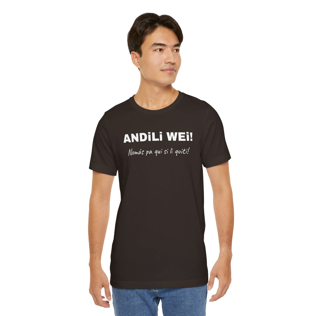 Funny Mexican T shirt, Unisex Short Sleeve Tee - Perfect for Everyday Casual Wear.' 'Andili Wei.'