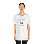Pretty Butterfly Tee — "Don't Hate Me For Being Pretty" Feminine Graphic T-Shirt