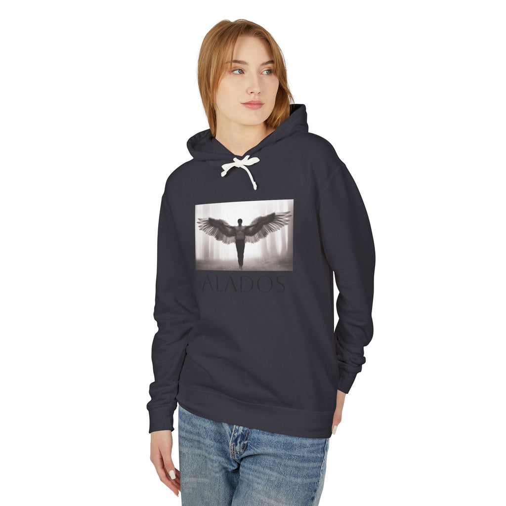 ALADOS  Angel Wings Hoodie,Unisex Lightweight Hoodie Sweatshirt, Unique Gift for Trendsetters. 'LOS ANGELES'