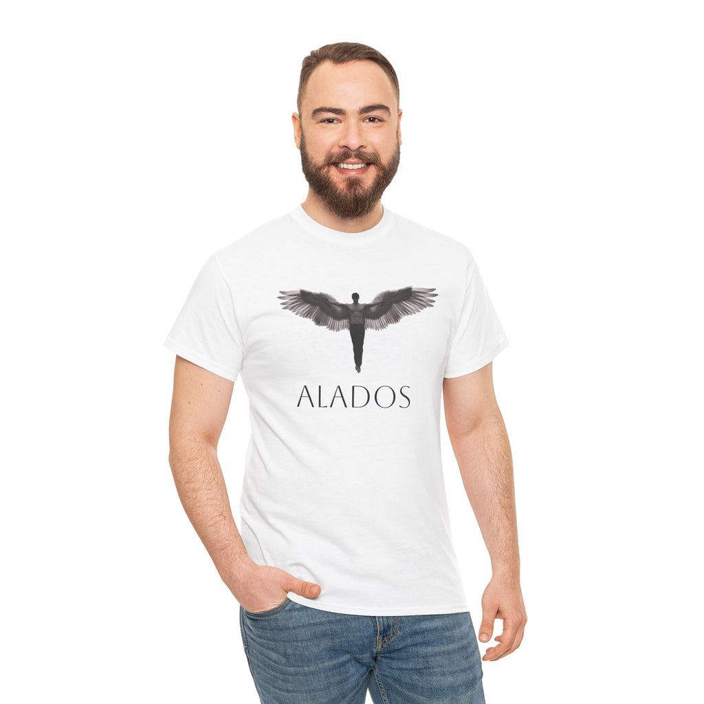 Alados Angel Wing Tee — Minimalist Mythic Graphic T-Shirt