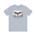 Alados Graphic Tee,Inspirational Unisex Jersey T-Shirt, Adventure Shirt, Angel Wing Shirt, Motivational Top, Gift for Dreamers