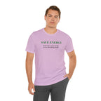 Bold Design Tee,Sarcastic T-shirt,Funny Unisex T-shirt,Casual Wear Tee.Comfort Style T shirt. 'SAVE ENERGY'