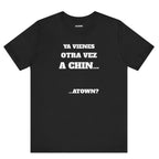 Mexican Humor T shirt - Fun Statement Shirt, Casual Wear, Gift for Friends, Unique Graphic Tee, Birthday Present, 'Ya vienes otra vez a chin...'