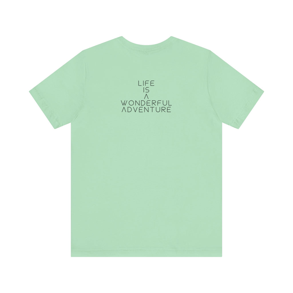 Alados Graphic Tee,Inspirational Unisex Jersey T-Shirt, Adventure Shirt, Angel Wing Shirt, Motivational Top, Gift for Dreamers