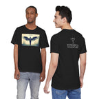 Angelic Wings Tee: Spiritual Unisex Jersey Shirt, Inspirational Gift, Motivational Wear, Ideal for Meditation, Unique Fashion