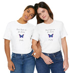 Cute Shirt for Women,Pretty Butterfly Graphic Tee,Unique Design Top,Casual Summer Wear- Don't Hate Me for Being Pretty-