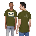 Angelic Wings Tee: Spiritual Unisex Jersey Shirt, Inspirational Gift, Motivational Wear, Ideal for Meditation, Unique Fashion