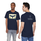 Angelic Wings Tee: Spiritual Unisex Jersey Shirt, Inspirational Gift, Motivational Wear, Ideal for Meditation, Unique Fashion