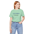 Bold Design Tee,Sarcastic T-shirt,Funny Unisex T-shirt,Casual Wear Tee.Comfort Style T shirt. 'SAVE ENERGY'