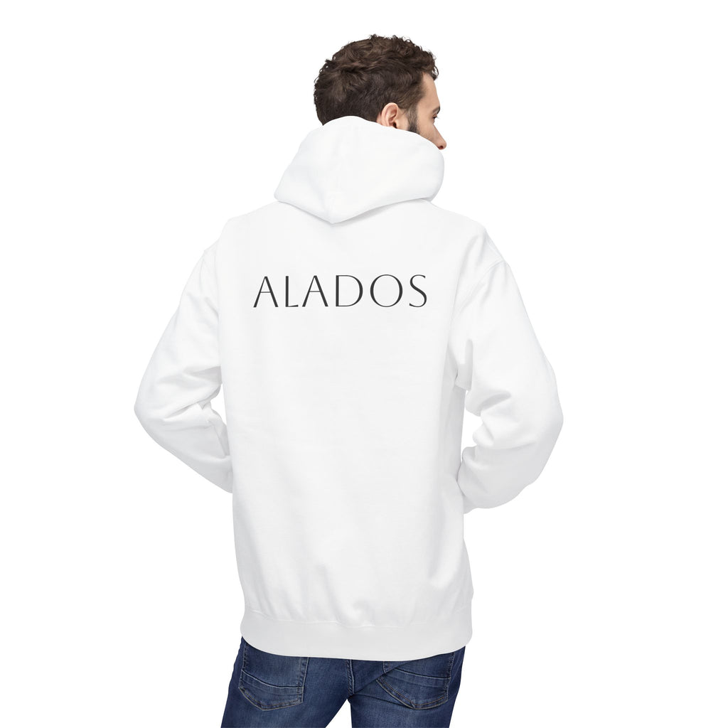 Alados Winged Logo Hoodie — Minimalist Angel Wings Pullover