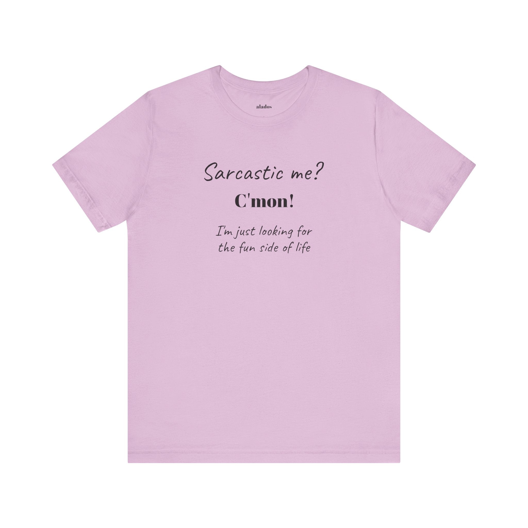 Bold Design Tee,Funny Unisex T-shirt,Sarcastic Humor Tee - Unisex Jersey Short Sleeve T-Shirt. 'SARCASTIC ME?'