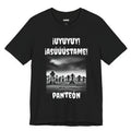 Funny Unisex Graphic Tee, Mexican Humor T Shirt, Unique Gift for Horror Lovers, Sarcastic T shirt.'Uyuyuy Asustame Panteon!
