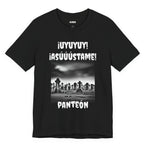 Funny Unisex Graphic Tee, Mexican Humor T Shirt, Unique Gift for Horror Lovers, Sarcastic T shirt.'Uyuyuy Asustame Panteon!