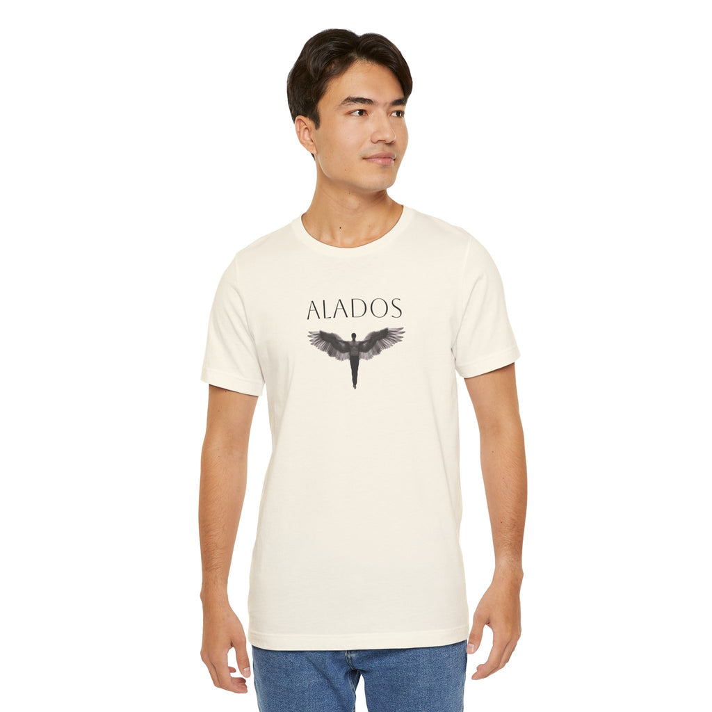 ALADOS.Unisex Angel Wings Graphic Tee, Spiritual Shirt, Gift for Nature Lovers, Casual Wear, Thoughtful Present for Birthdays and Holidays.