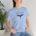 ALADOS.Unisex Angel Wings Graphic Tee, Spiritual Shirt, Gift for Nature Lovers, Casual Wear, Thoughtful Present for Birthdays and Holidays.