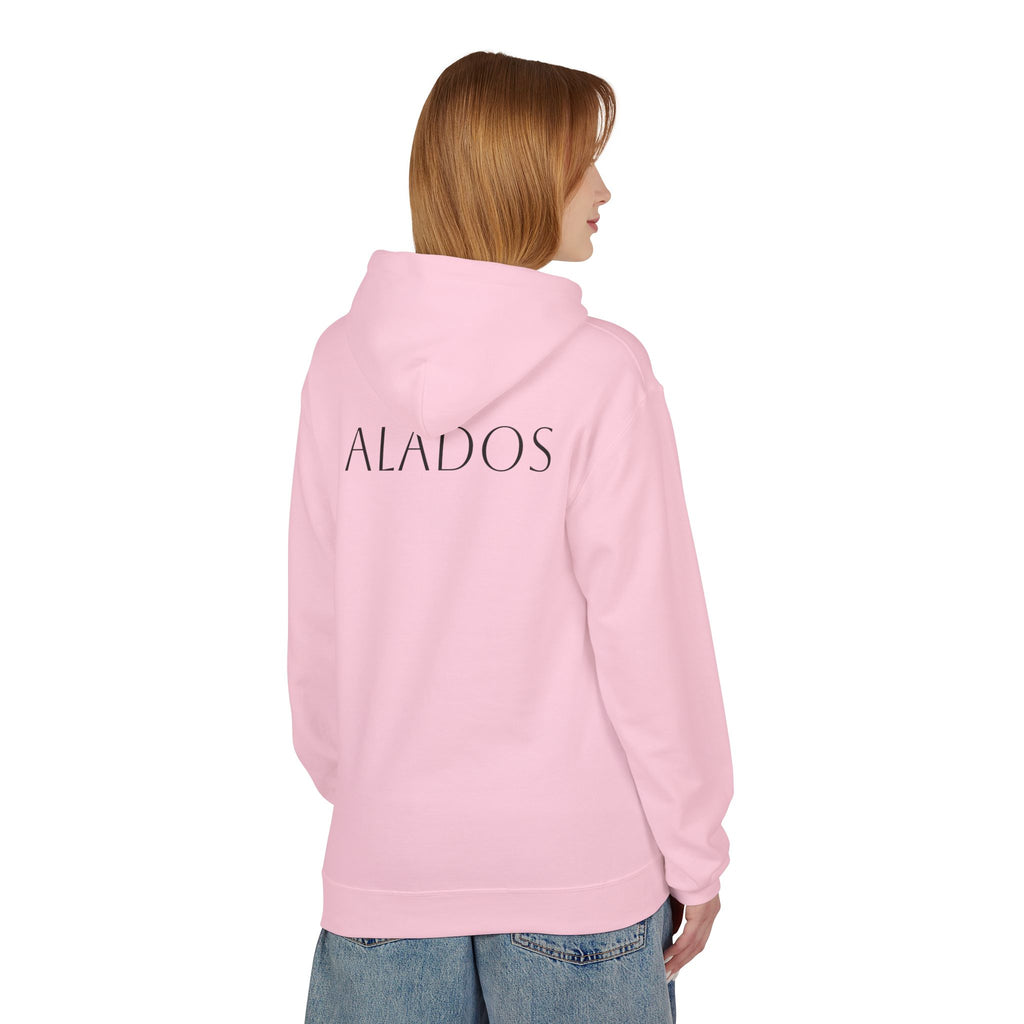 Alados Winged Logo Hoodie — Minimalist Angel Wings Pullover