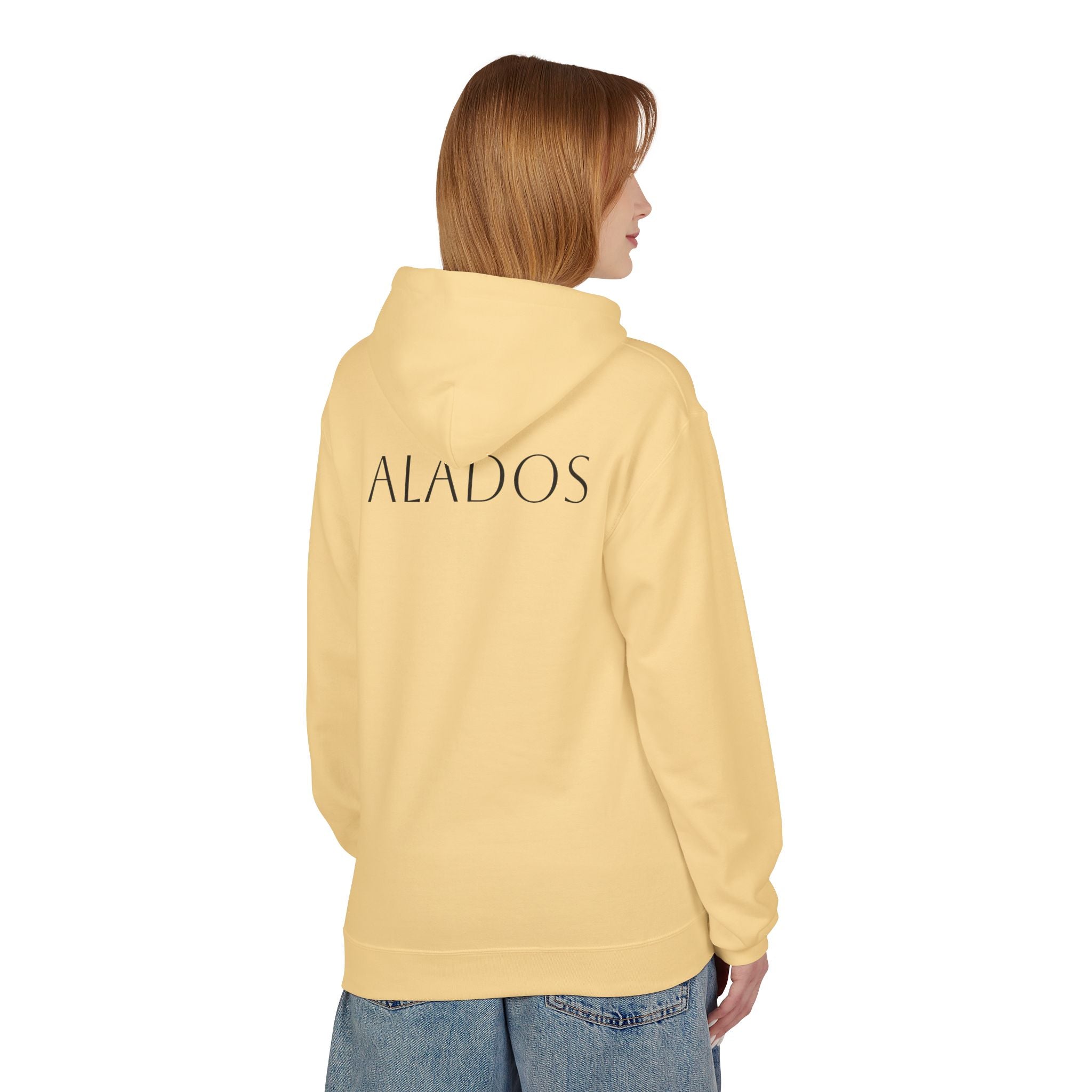 Alados Winged Logo Hoodie — Minimalist Angel Wings Pullover