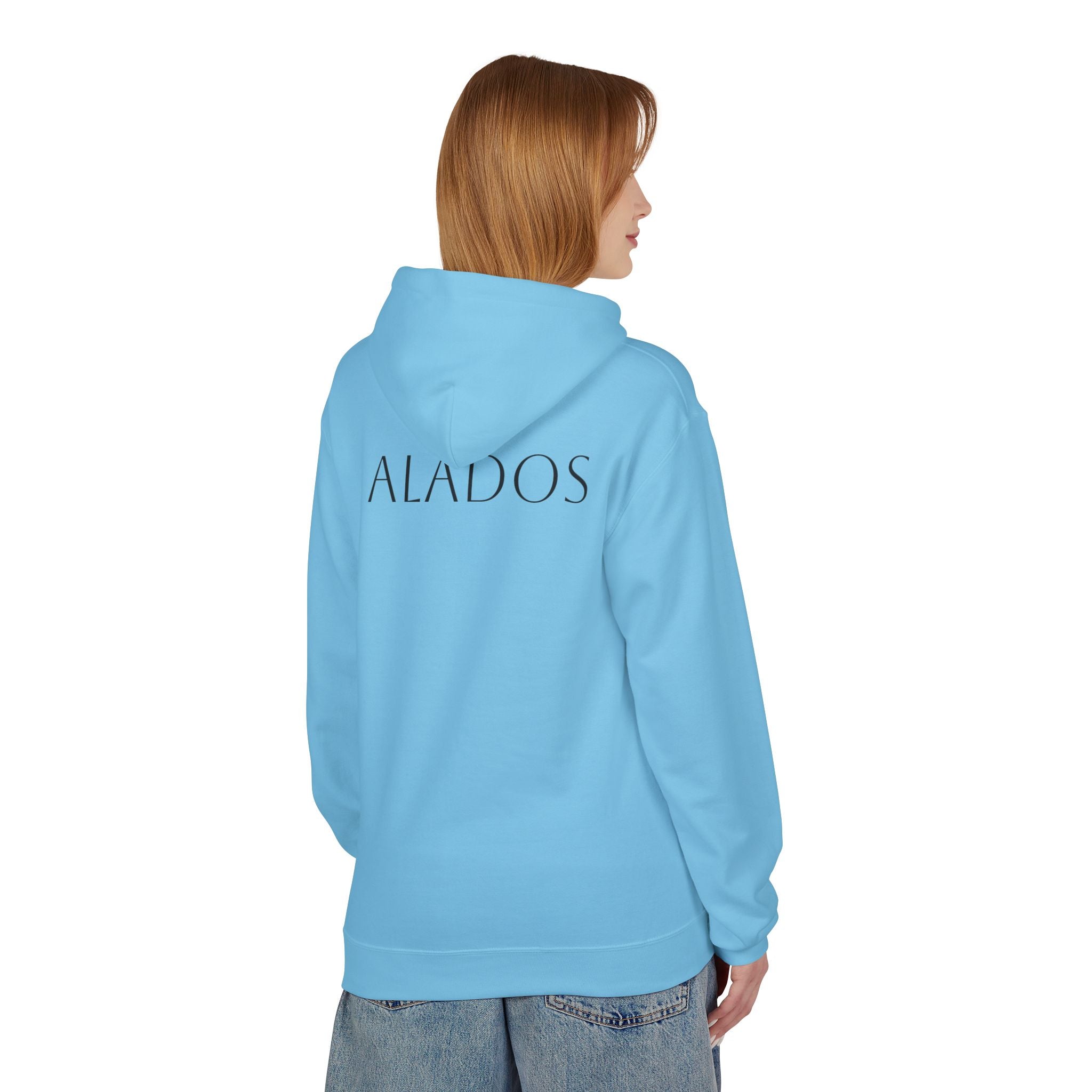 Alados Winged Logo Hoodie — Minimalist Angel Wings Pullover