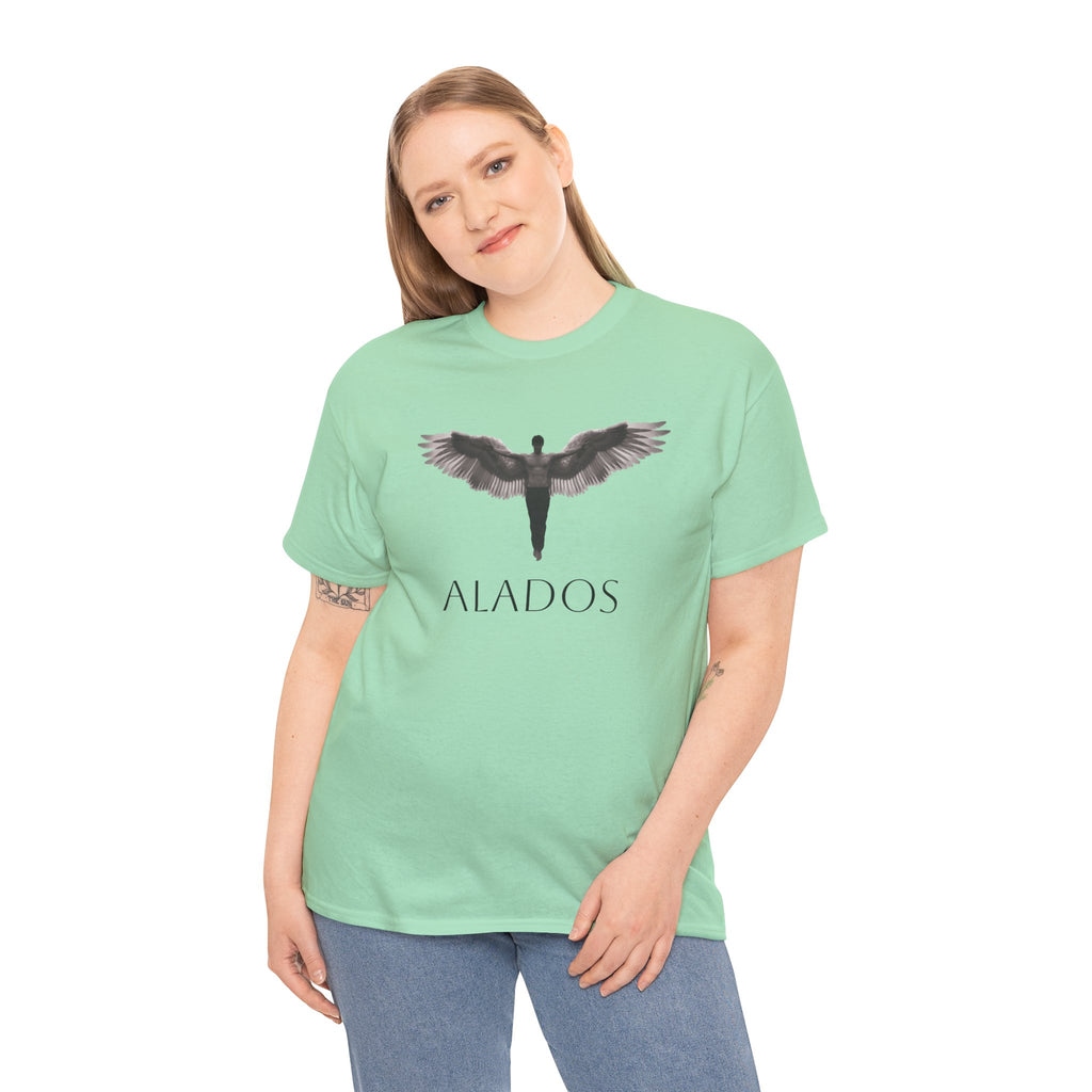 Alados Angel Wing Tee — Minimalist Mythic Graphic T-Shirt
