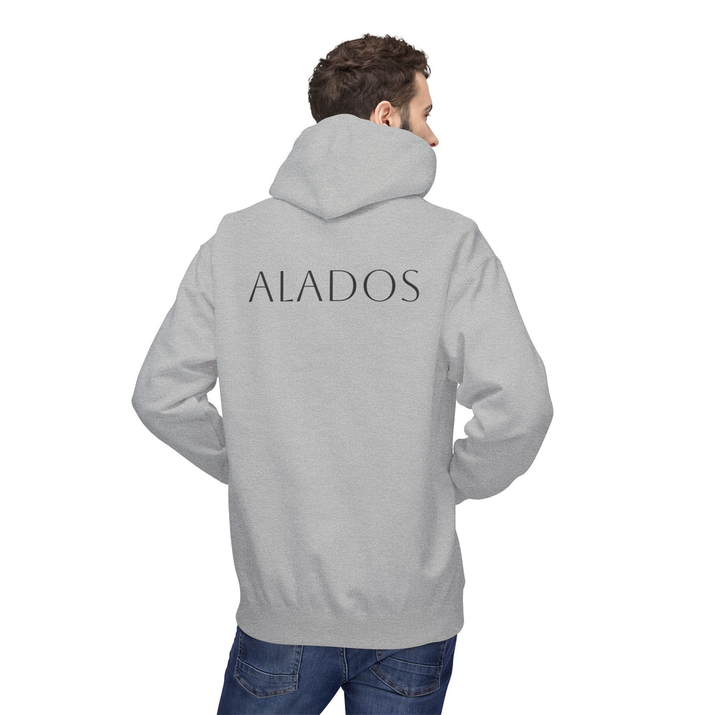 Alados Winged Logo Hoodie — Minimalist Angel Wings Pullover