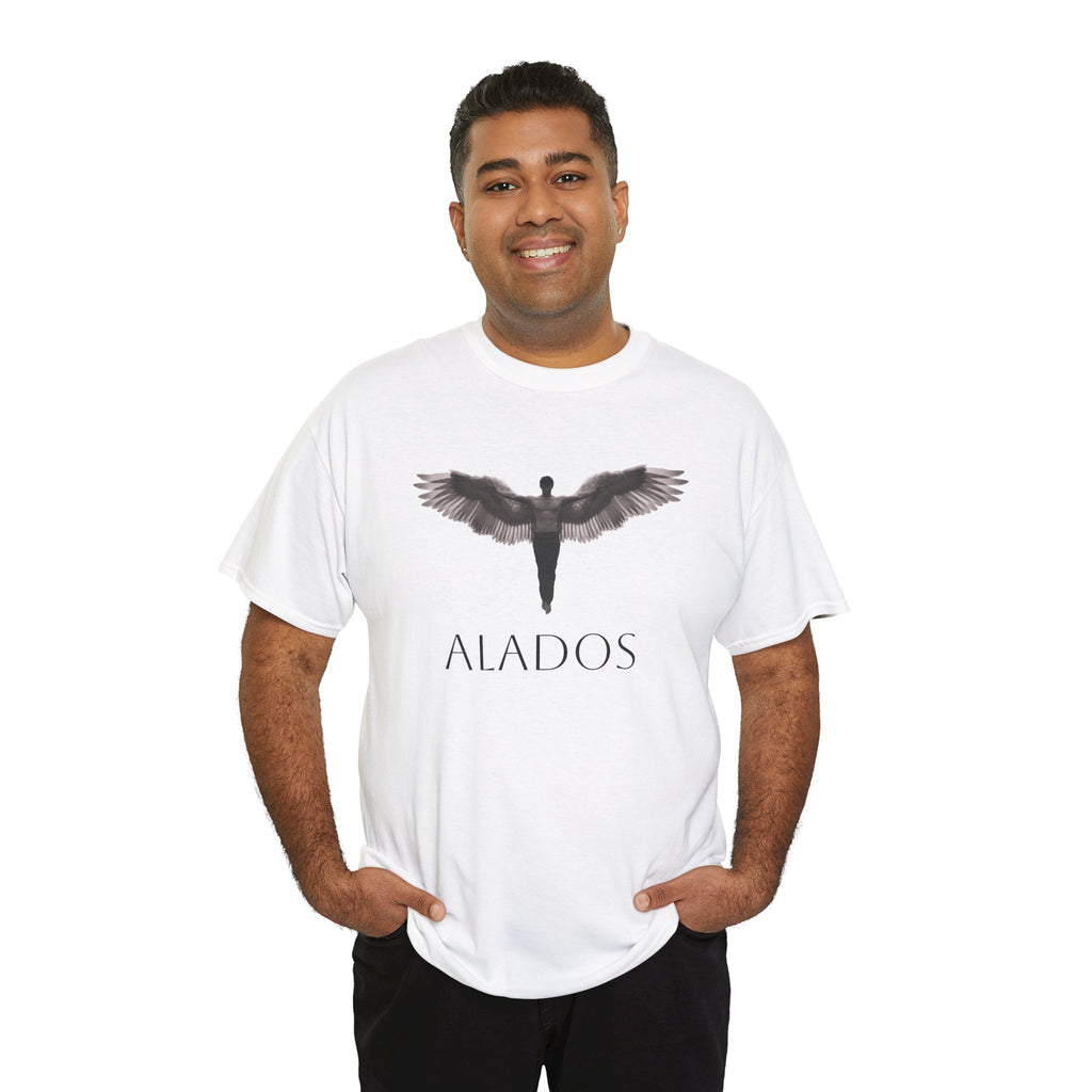 Alados Angel Wing Tee — Minimalist Mythic Graphic T-Shirt