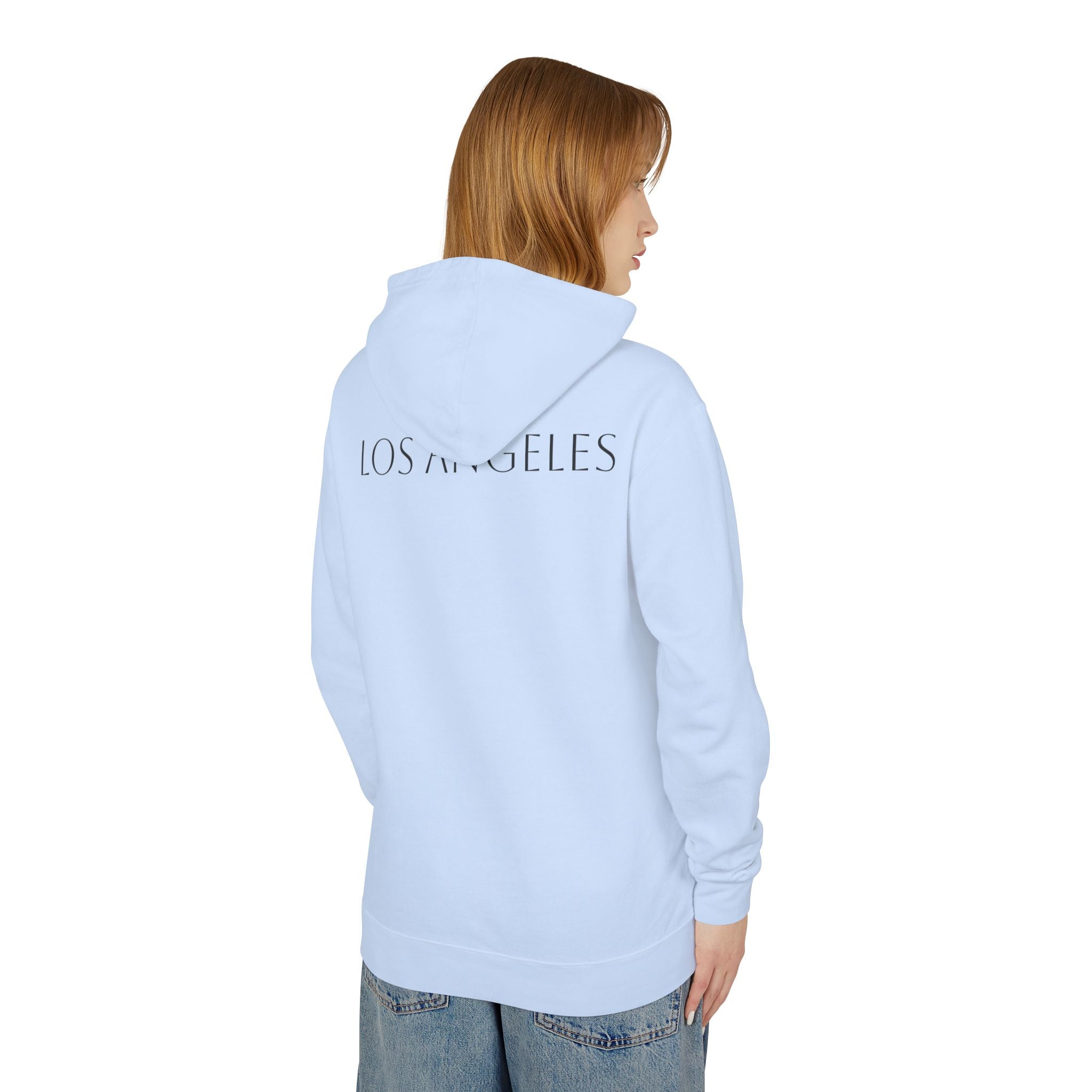 ALADOS  Angel Wings Hoodie,Unisex Lightweight Hoodie Sweatshirt, Unique Gift for Trendsetters. 'LOS ANGELES'