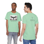 Alados Graphic Tee,Inspirational Unisex Jersey T-Shirt, Adventure Shirt, Angel Wing Shirt, Motivational Top, Gift for Dreamers