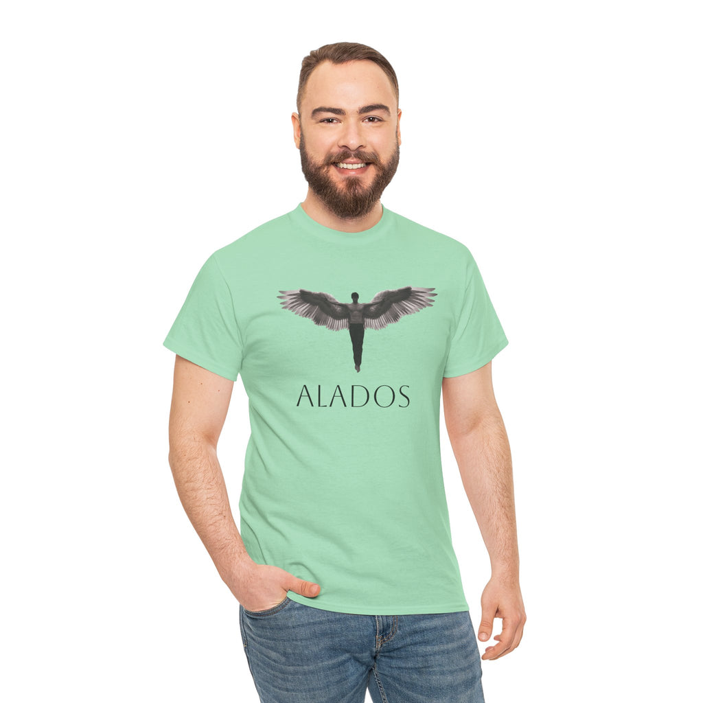 Alados Angel Wing Tee — Minimalist Mythic Graphic T-Shirt