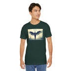 Angelic Wings Tee: Spiritual Unisex Jersey Shirt, Inspirational Gift, Motivational Wear, Ideal for Meditation, Unique Fashion