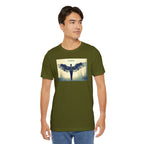 Angelic Wings Tee: Spiritual Unisex Jersey Shirt, Inspirational Gift, Motivational Wear, Ideal for Meditation, Unique Fashion