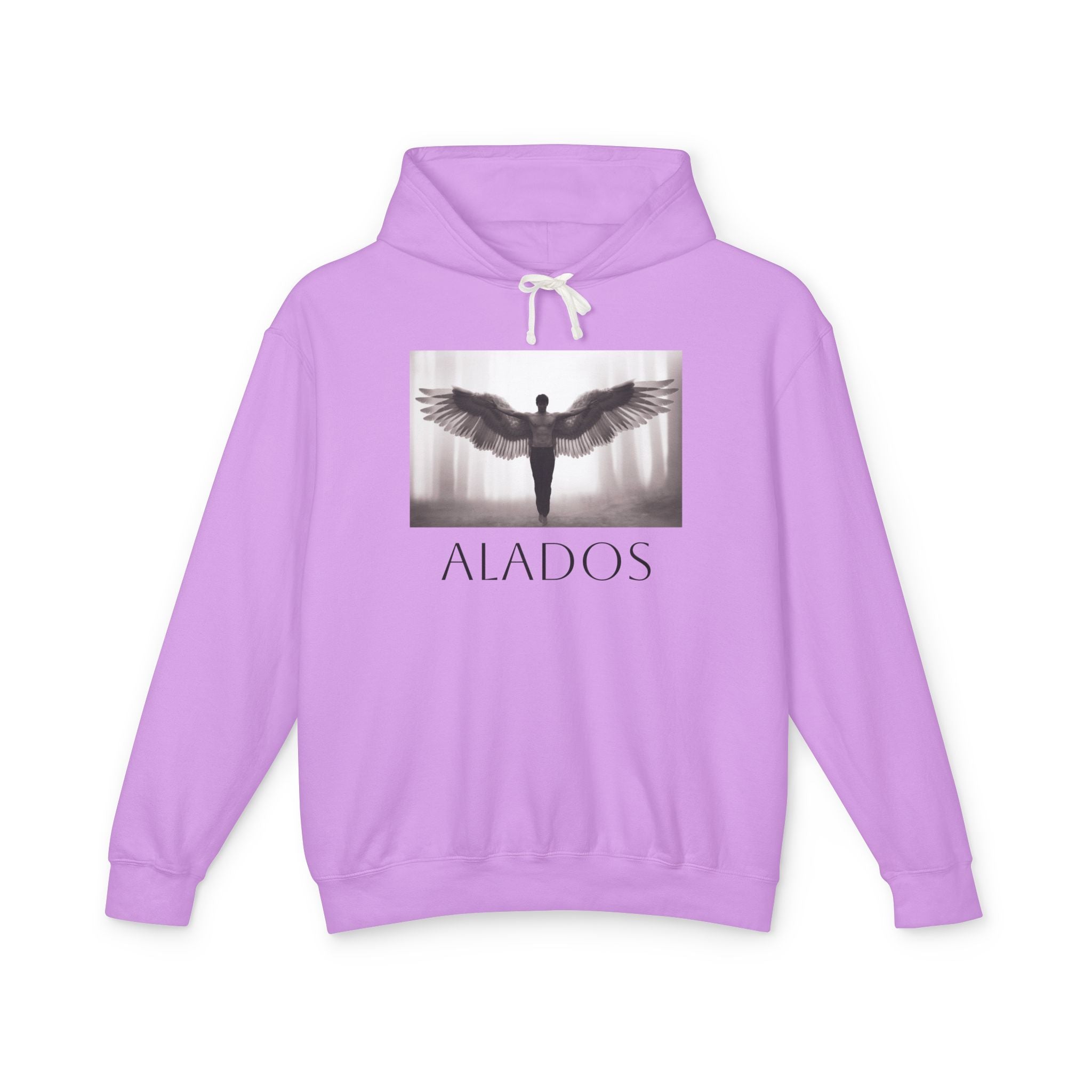 ALADOS  Angel Wings Hoodie,Unisex Lightweight Hoodie Sweatshirt, Unique Gift for Trendsetters. 'LOS ANGELES'