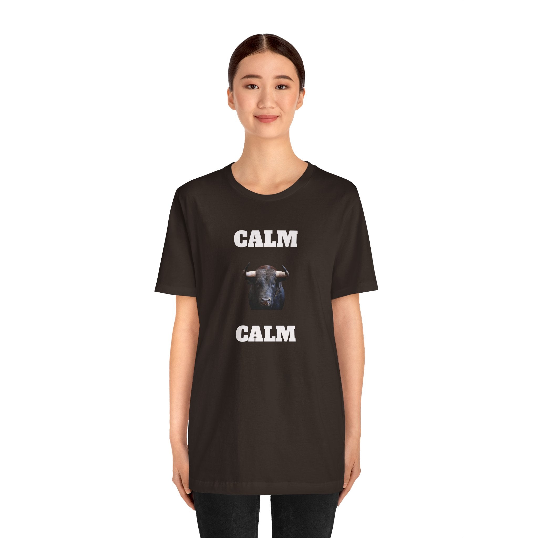 Funny Unisex Tee, Sarcastic T Shirt, Holiday Gift, Casual Wear, Joke Clothing, Birthday Gift. 'Calm... Calm'