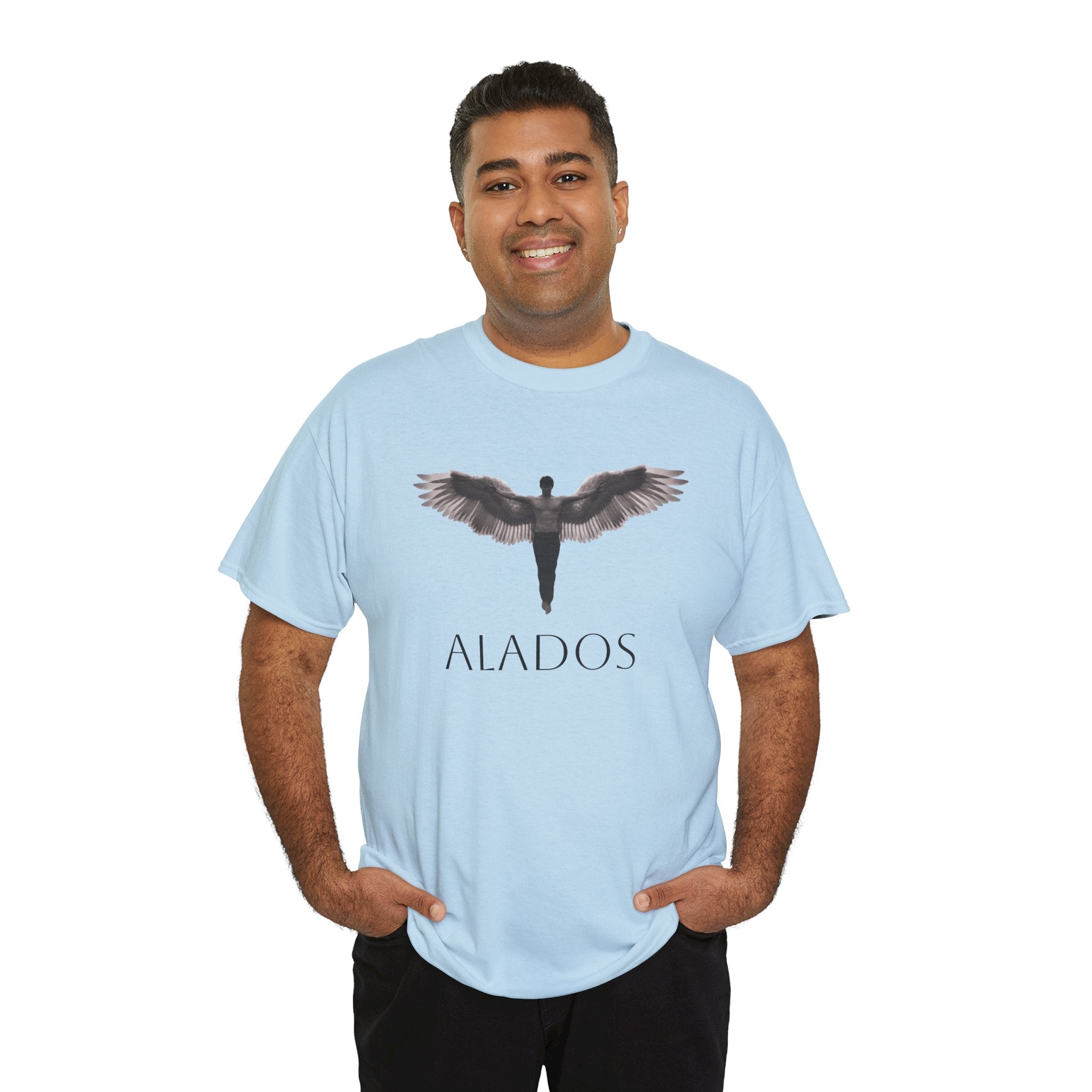 Alados Angel Wing Tee — Minimalist Mythic Graphic T-Shirt