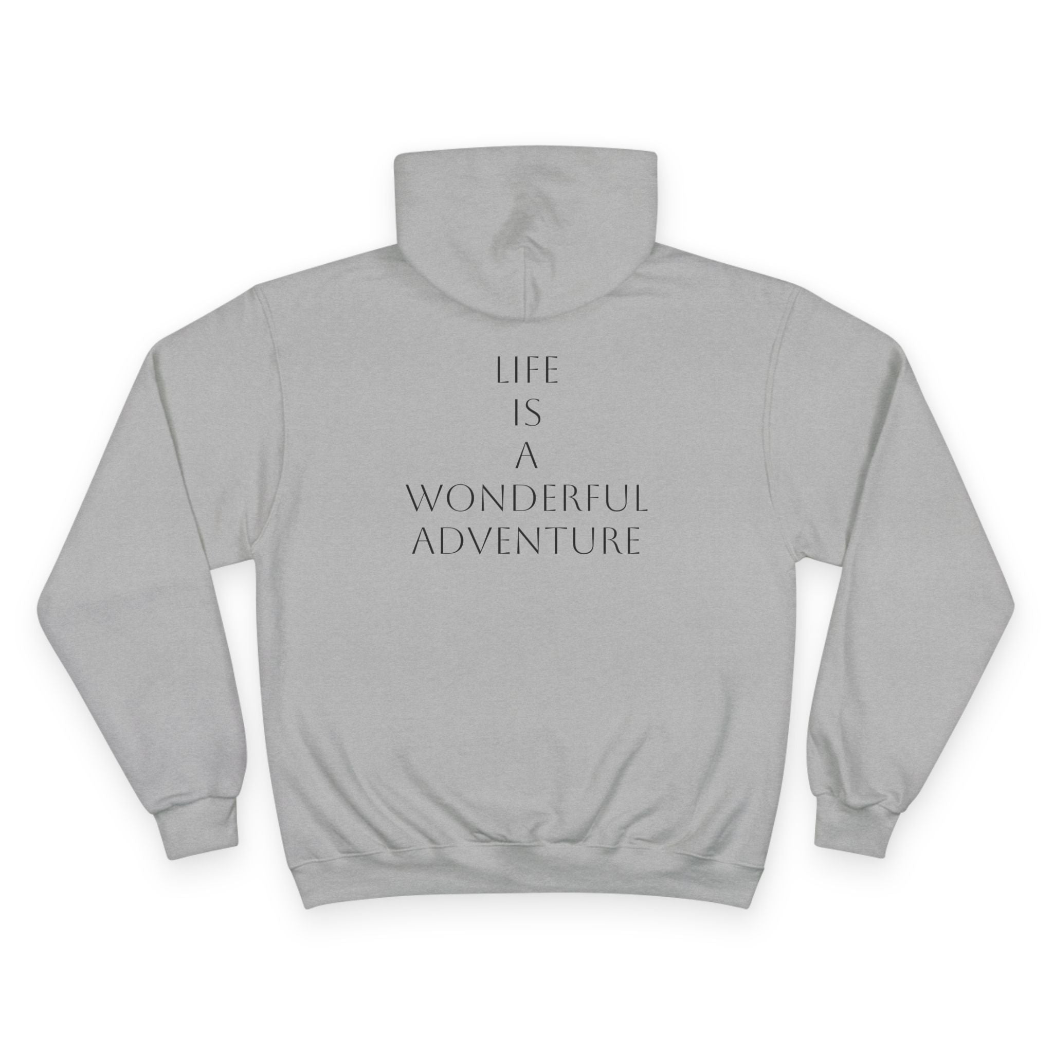 Sporting Champion Hoodie,Unique Design For Adventure Lovers,Great Gift for Holidays.Neutral Gender Hoodie. 'ALADOS:Life is a Wonderful Adventure'