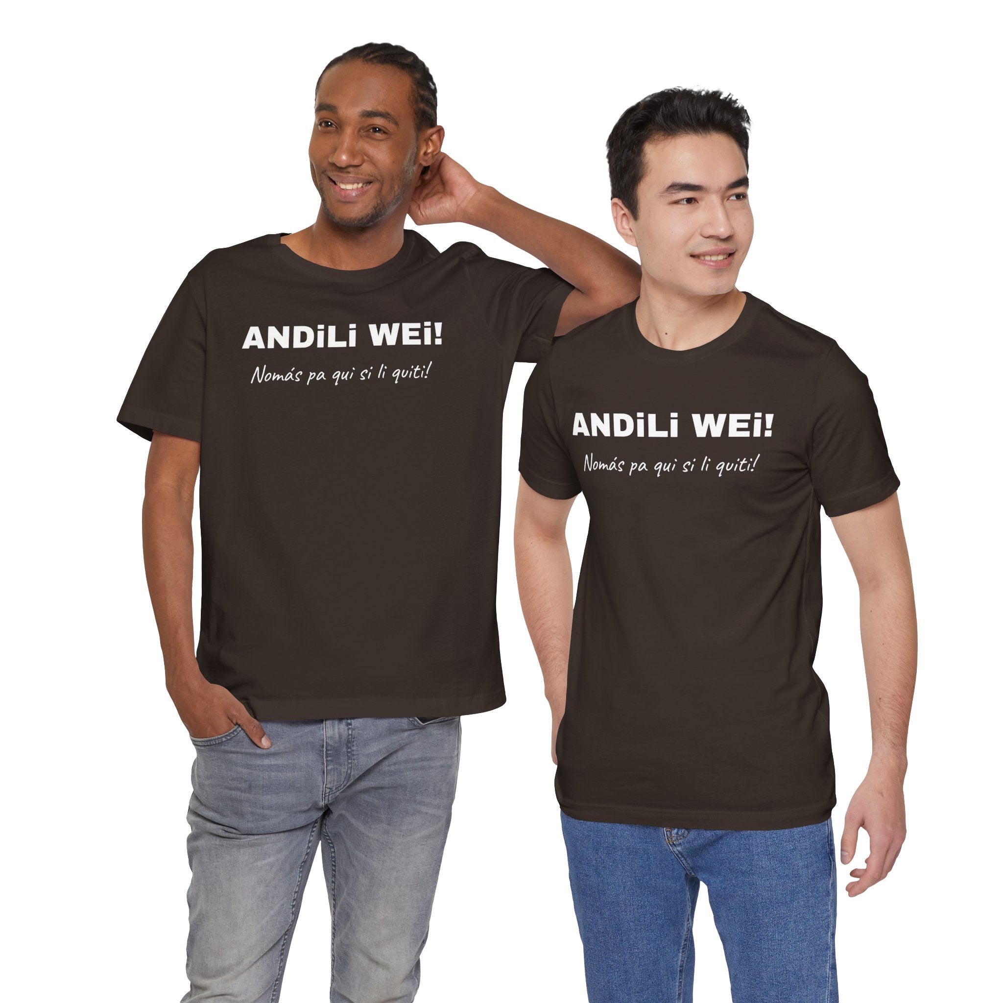 Funny Mexican T shirt, Unisex Short Sleeve Tee - Perfect for Everyday Casual Wear.' 'Andili Wei.'