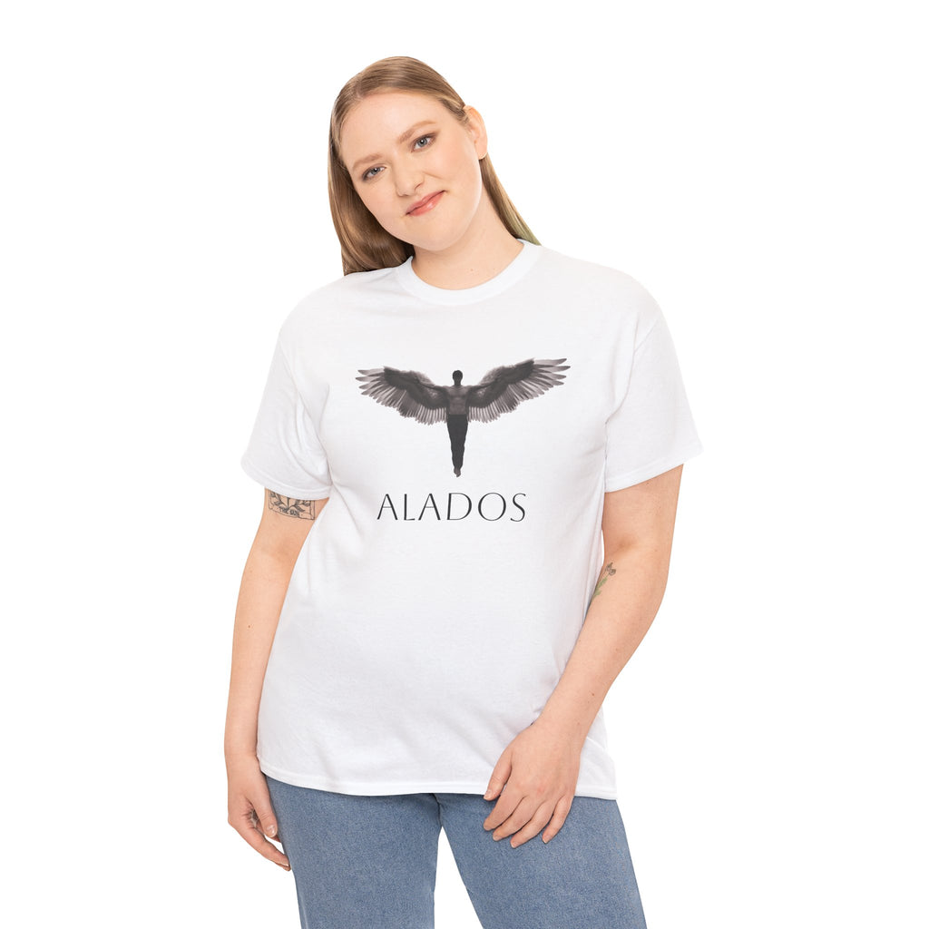 Alados Angel Wing Tee — Minimalist Mythic Graphic T-Shirt