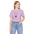 Cute Shirt for Women,Pretty Butterfly Graphic Tee,Unique Design Top,Casual Summer Wear- Don't Hate Me for Being Pretty-