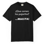 Funny T-Shirt for Men, Humorous Tee, Sarcastic T shirt,Mexican Sayings T shirt.Mexican Humor T shirt. 'Que comen los pajaritos?