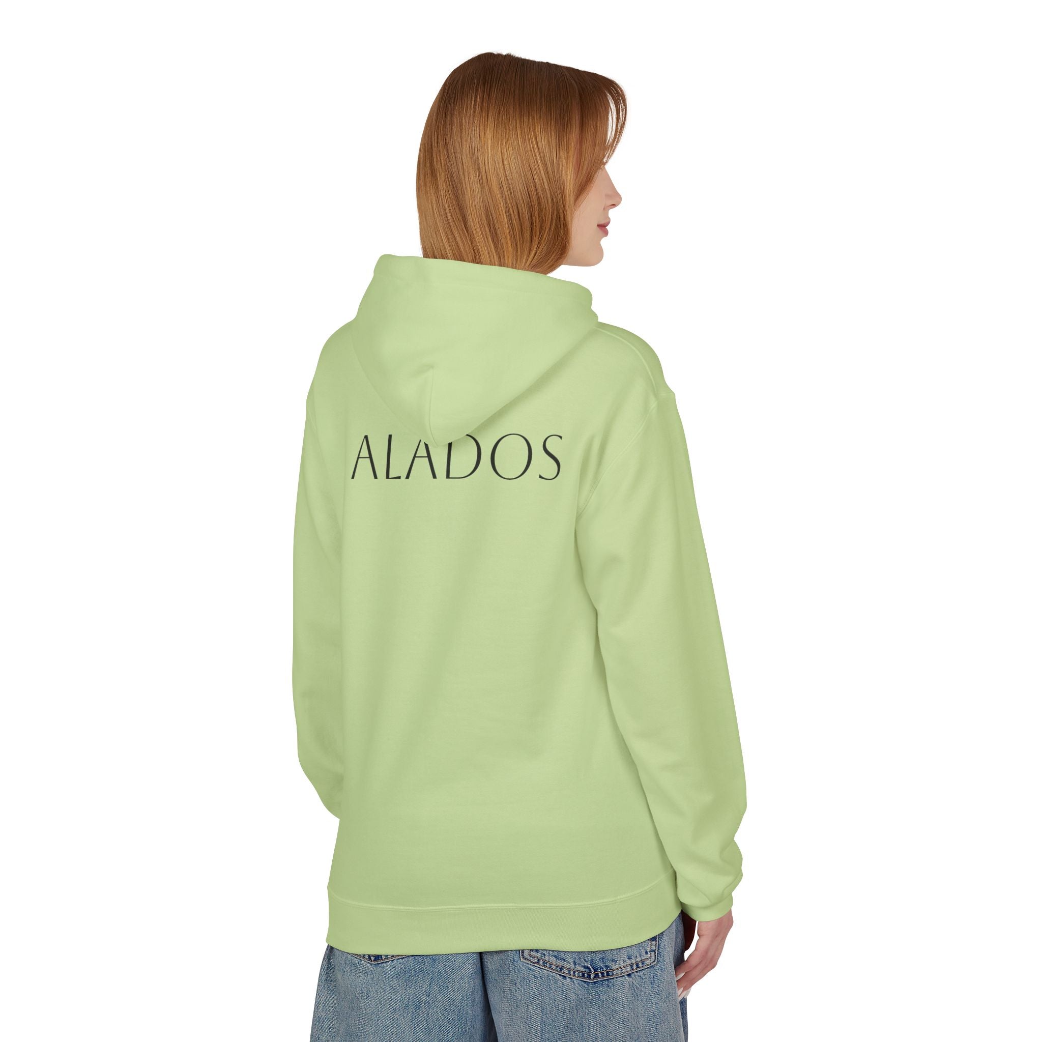 Alados Winged Logo Hoodie — Minimalist Angel Wings Pullover
