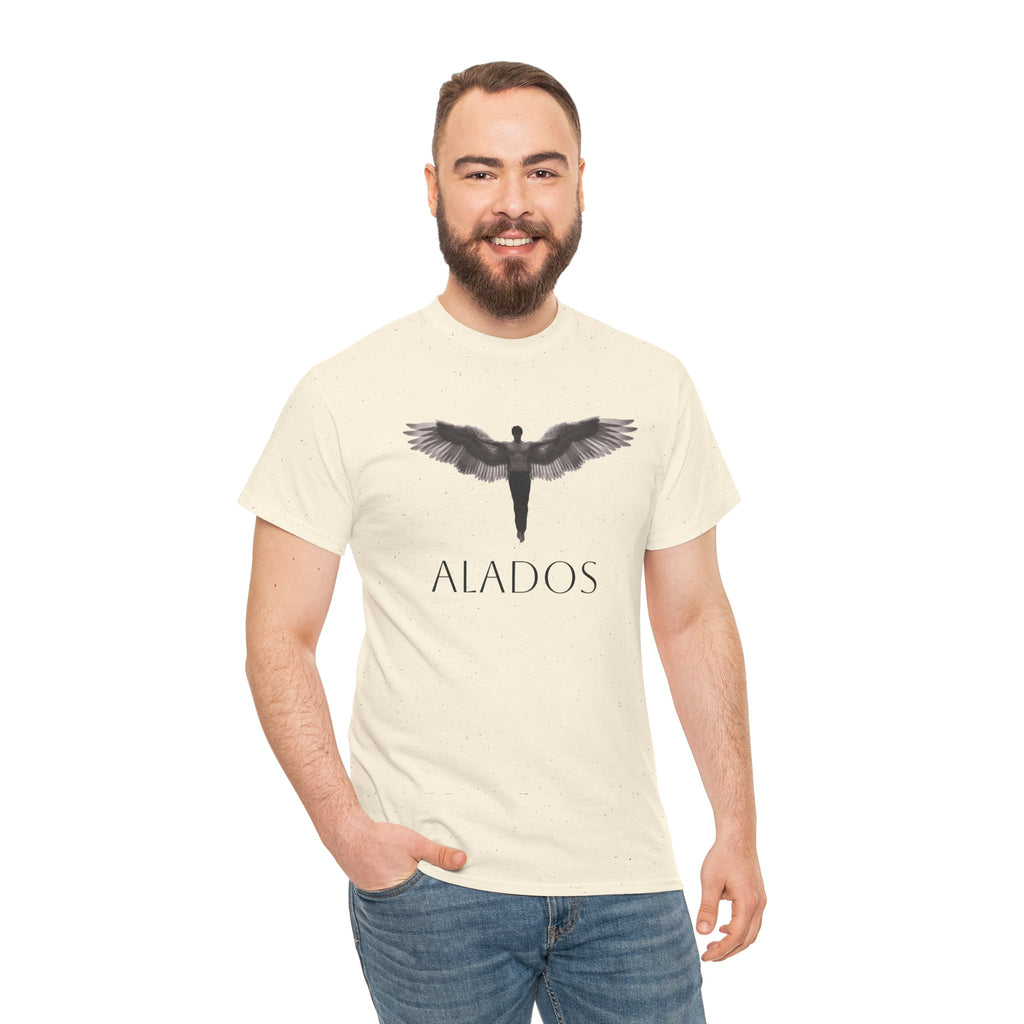 Alados Angel Wing Tee — Minimalist Mythic Graphic T-Shirt