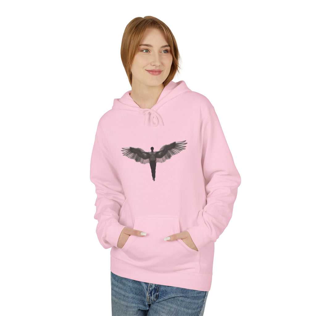 Alados Winged Logo Hoodie — Minimalist Angel Wings Pullover