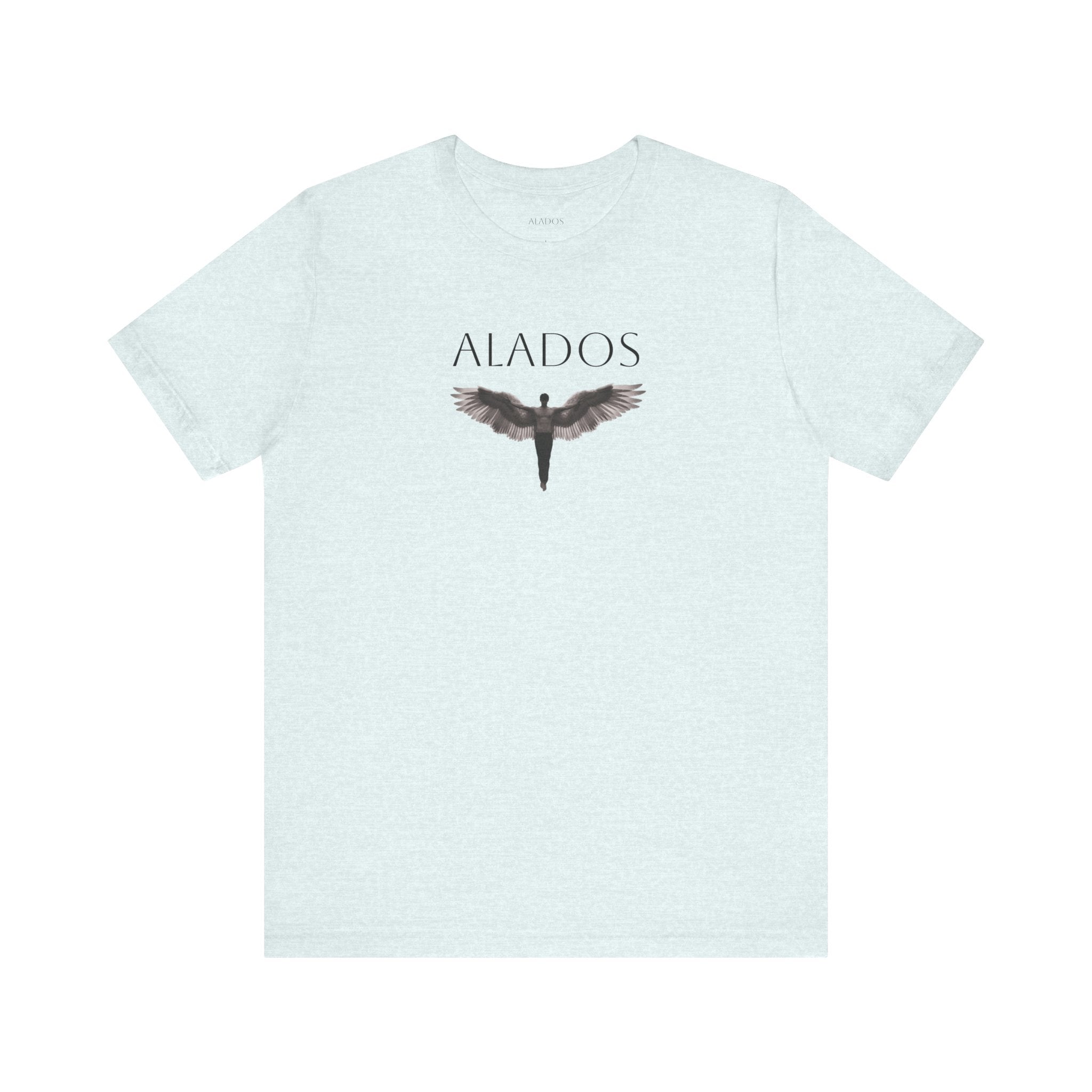 ALADOS.Unisex Angel Wings Graphic Tee, Spiritual Shirt, Gift for Nature Lovers, Casual Wear, Thoughtful Present for Birthdays and Holidays.