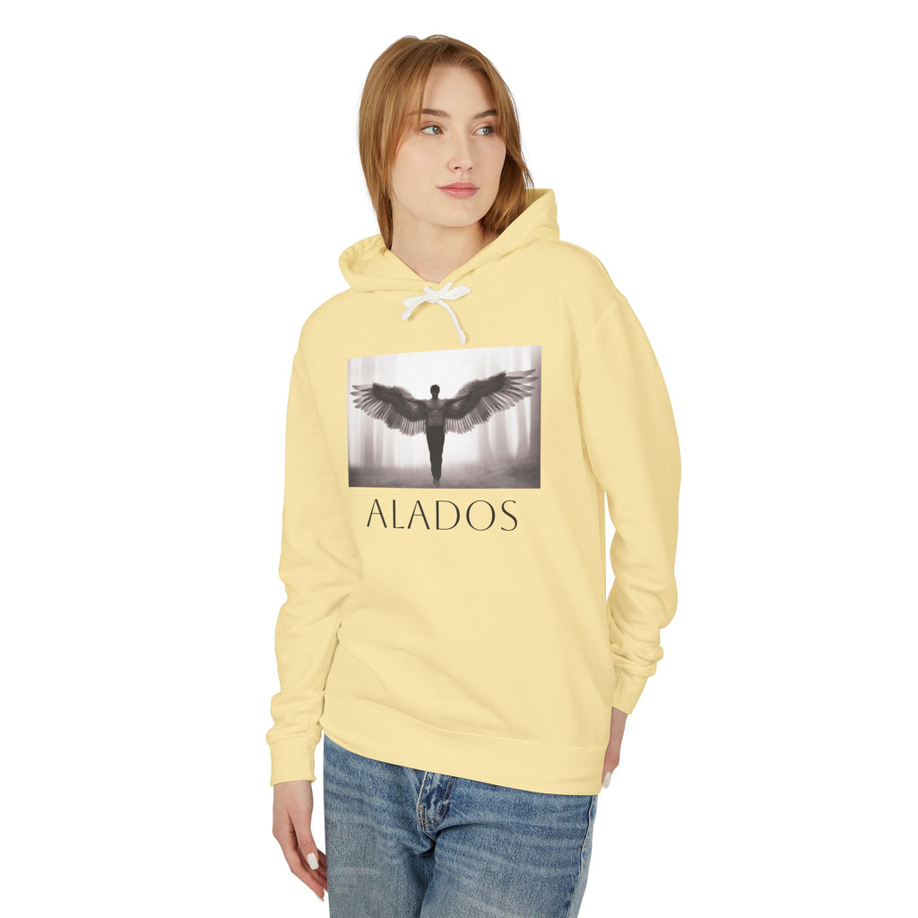 ALADOS  Angel Wings Hoodie,Unisex Lightweight Hoodie Sweatshirt, Unique Gift for Trendsetters. 'LOS ANGELES'