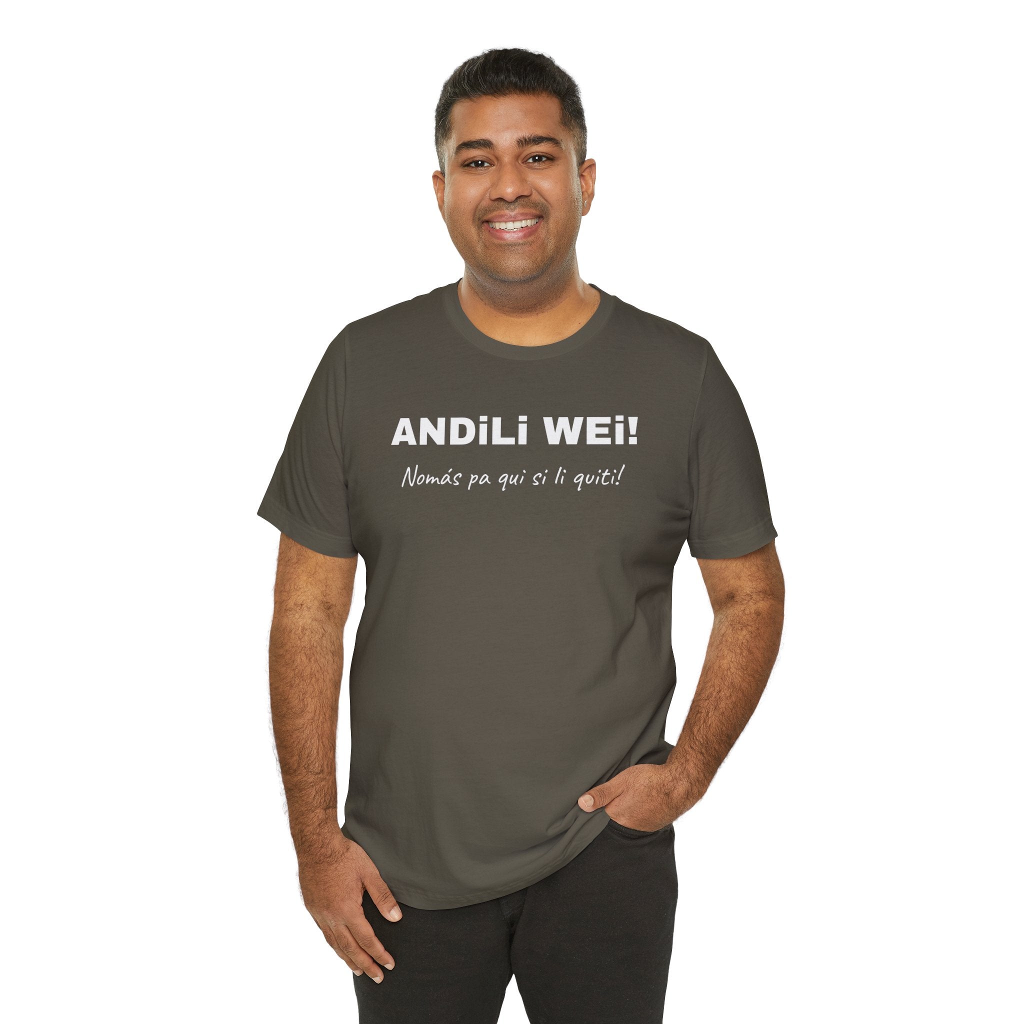 Funny Mexican T shirt, Unisex Short Sleeve Tee - Perfect for Everyday Casual Wear.' 'Andili Wei.'